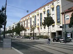 Buildings on the Avenue Franklin Roosevelt