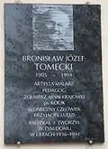 20 Zwycięzców Street: Memorial plaque