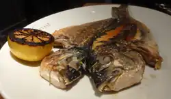 Cooked gilt-head bream