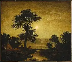 Ralph Albert Blakelock, Moonlight, 1885