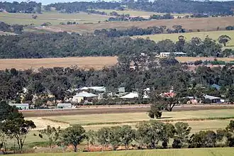 Brookton from the west