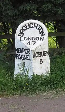 A5130 in Broughton, Milton Keynes