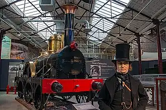 Picture of railway steam engine