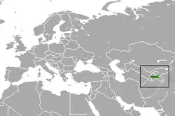 Map of range