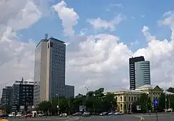 BRD Tower and Bucharest Tower Center in Victory Square