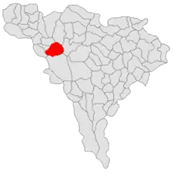 Location in Alba County