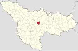 Location in Timiș County