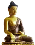 Sitting Buddha in the Vajraparyanka (Bhūmisparśa) position, unknown provenance