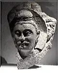Head of the Buddha. Butkara I, 2nd century CE