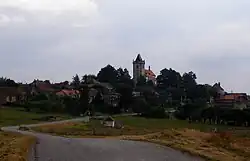 View from the west