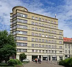 5 Szczepański Sq Building of the former KKOMK Bank