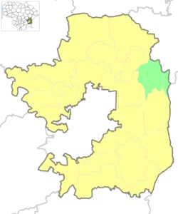 Location of Buivydžiai Eldership