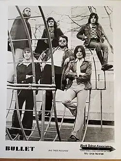 Promotional photo for Bullet taken in Central Park in 1971