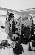 Soldiers preparing to board a Gotha Go 242 glider, Kholm