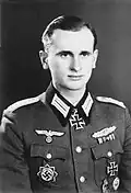 Worn on chest pocket of the field blouse (Captain Alfred Jaedtke, 1944)