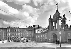 1928: View of the City Palace and Barberini Palace