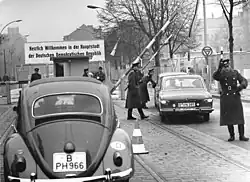 Invalidenstraße crossing in 1964