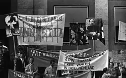 Image 9Protest against the junta by Greek political exiles in Germany, 1967 (from History of Greece)