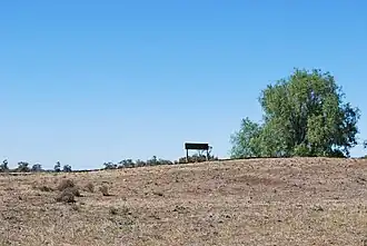 Disused rail siding at Bundure