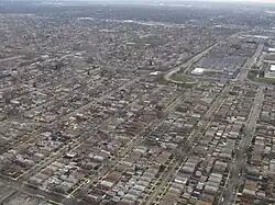 Aerial photo of Ashburn, Chicago, November 2013