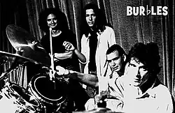 Burbles in 1995 Top: Raúl Barroso, Abraham Alcover Bottom: Osmel Prado, Carlos Cobas