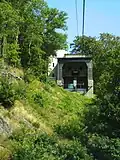 Mountain station, viewed from a gondola