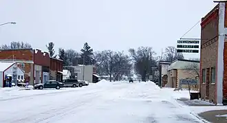 US 136 in Burlington Junction, March 2009