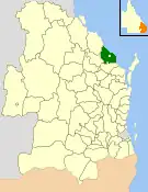 Location within Queensland