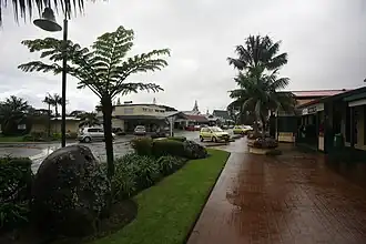 Town of Burnt Pine in Norfolk Island, Australia.