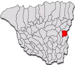 Location in Gorj County