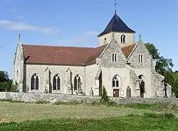 The church in Buxeuil