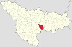 Location in Timiș County