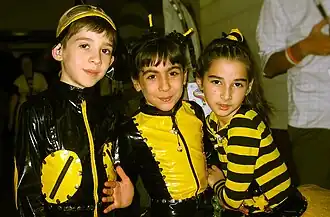 Bzikebi in 2008 (from left to right: Shiolashvili, Tatulashvili, and Kikuashvili)