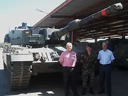 Tank at the General Menacho Base