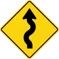 WA-6L Multiple curves to left