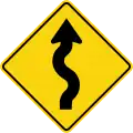 WA-6R Multiple curves to right