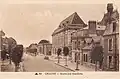 The rebuilt downtown including the new Palais de Justice, circa 1930s