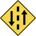 Two-way traffic ahead