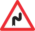 1.03 Double bend, first to right