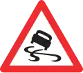 1.05 Slippery road[note 1]