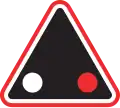 3.20 Level crossing with double flashing lights (Switzerland variant)