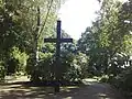 Giant cross at the cemetery