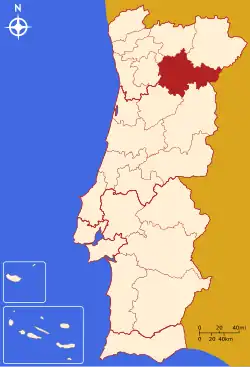 Location of Douro