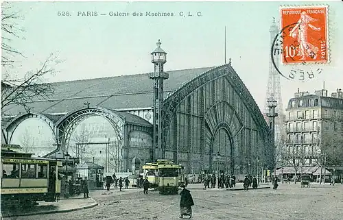 The Galerie des Machines (1889-1909) by Victor Contamin and Dutert.