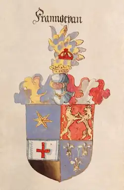 Coat of arms of the Frankopan (Franngepan) family