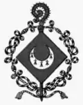 In Ecclesiastical heraldry lozenge shape is reserved for women
