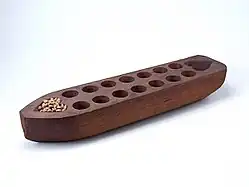 Image 26Sungka, a traditional Filipino game. (from Culture of the Philippines)