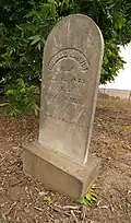 Donald Jarvis headstone