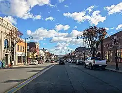 Main Street (CR 514) in the center of Woodbridge