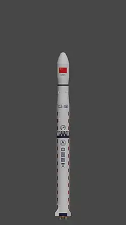 Rendering of Long March 4B
